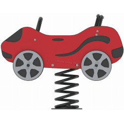Качалка на пружине DastimArt 214 (Red/Black)