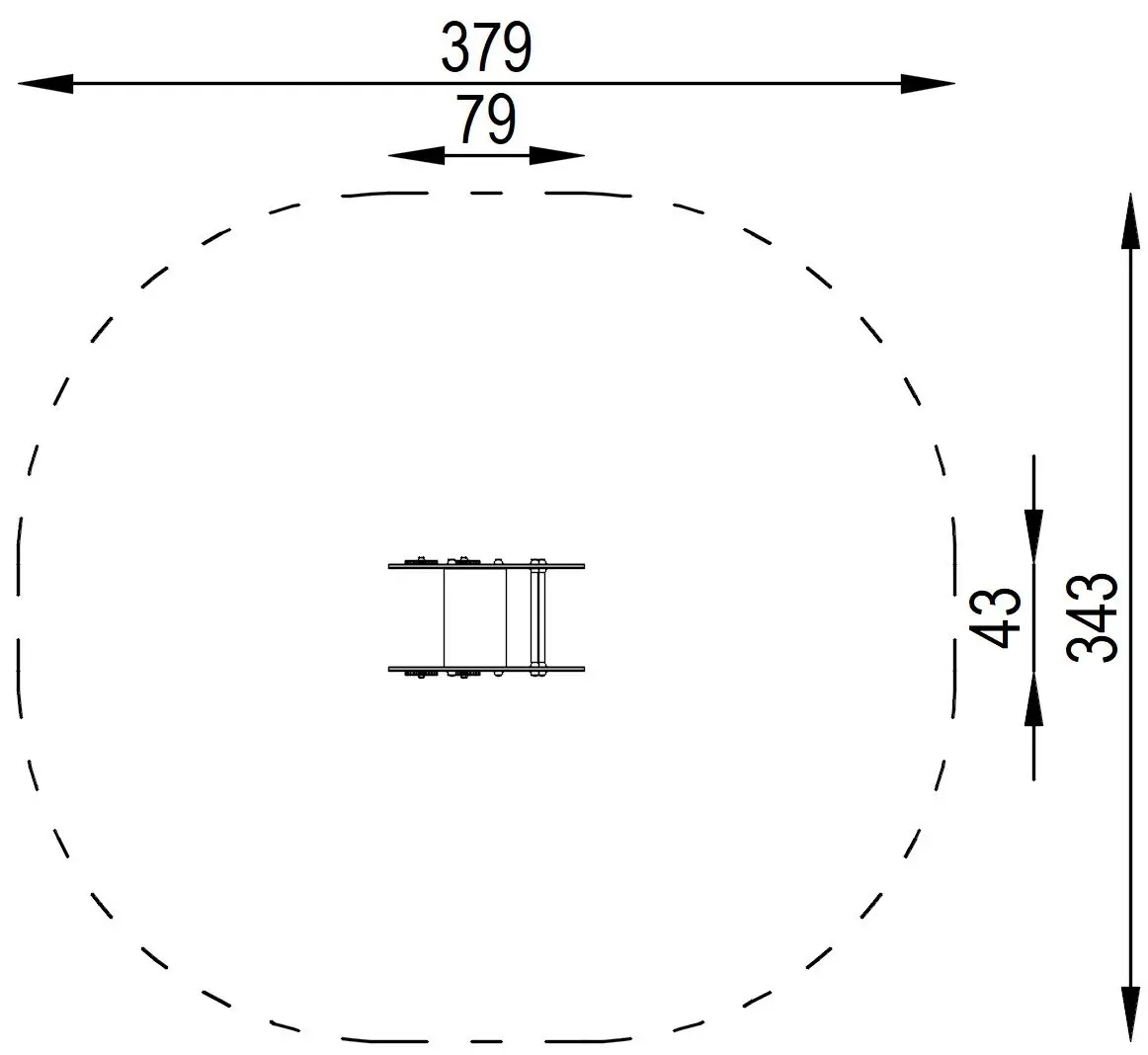 Balansoar pe arc DastimArt 216 (Red) - 2
