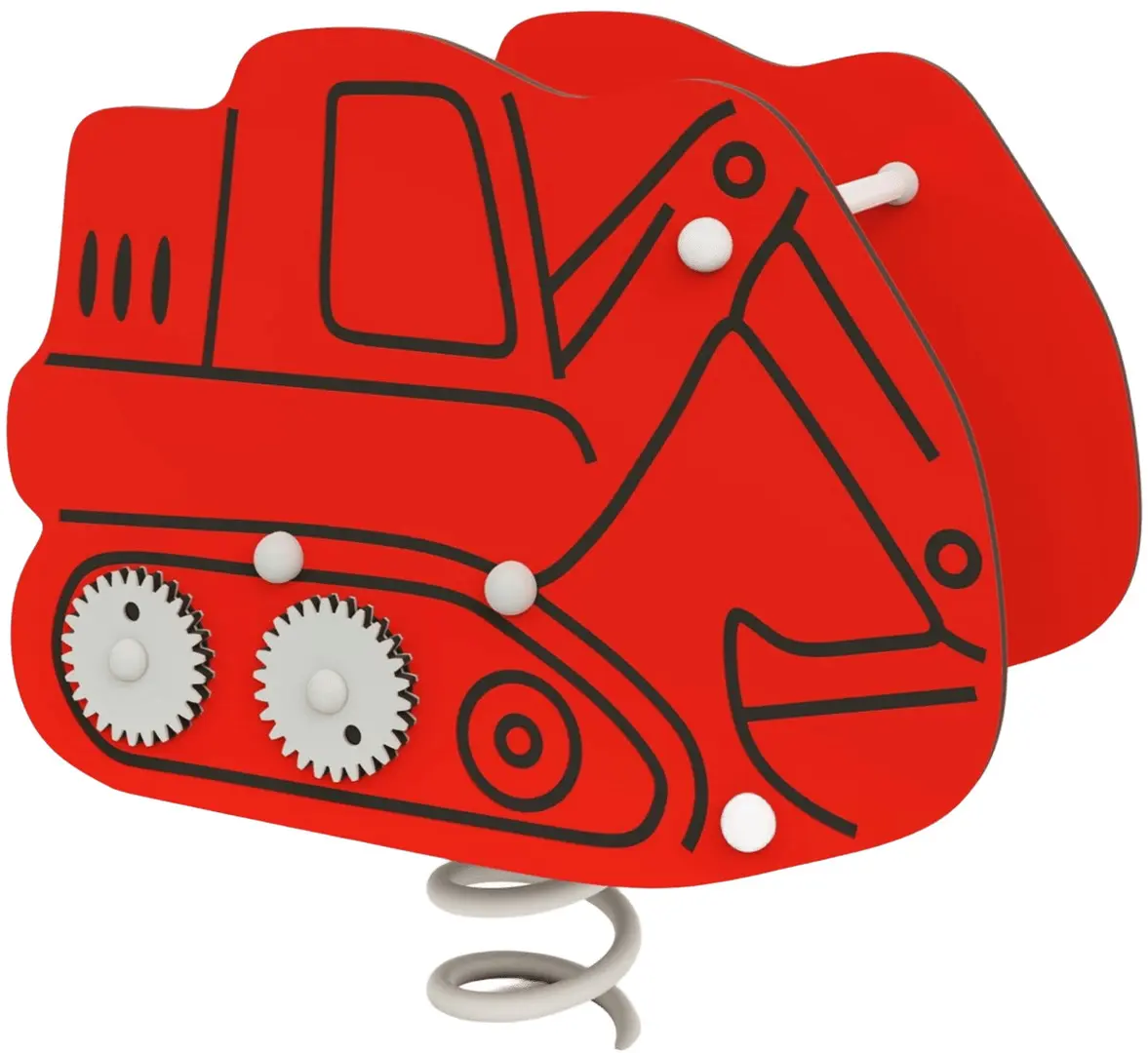 Balansoar pe arc DastimArt 216 (Red)