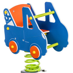 Качалка на пружине DastimArt 217 (Blue/Orange/Green)