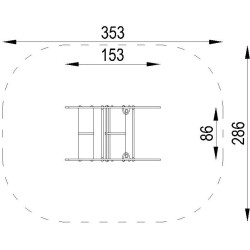 Balansoar pe arc DastimArt 221 (Green/Black) Thumb