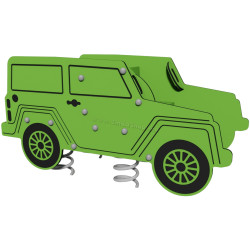 Balansoar pe arc DastimArt 221 (Green/Black)