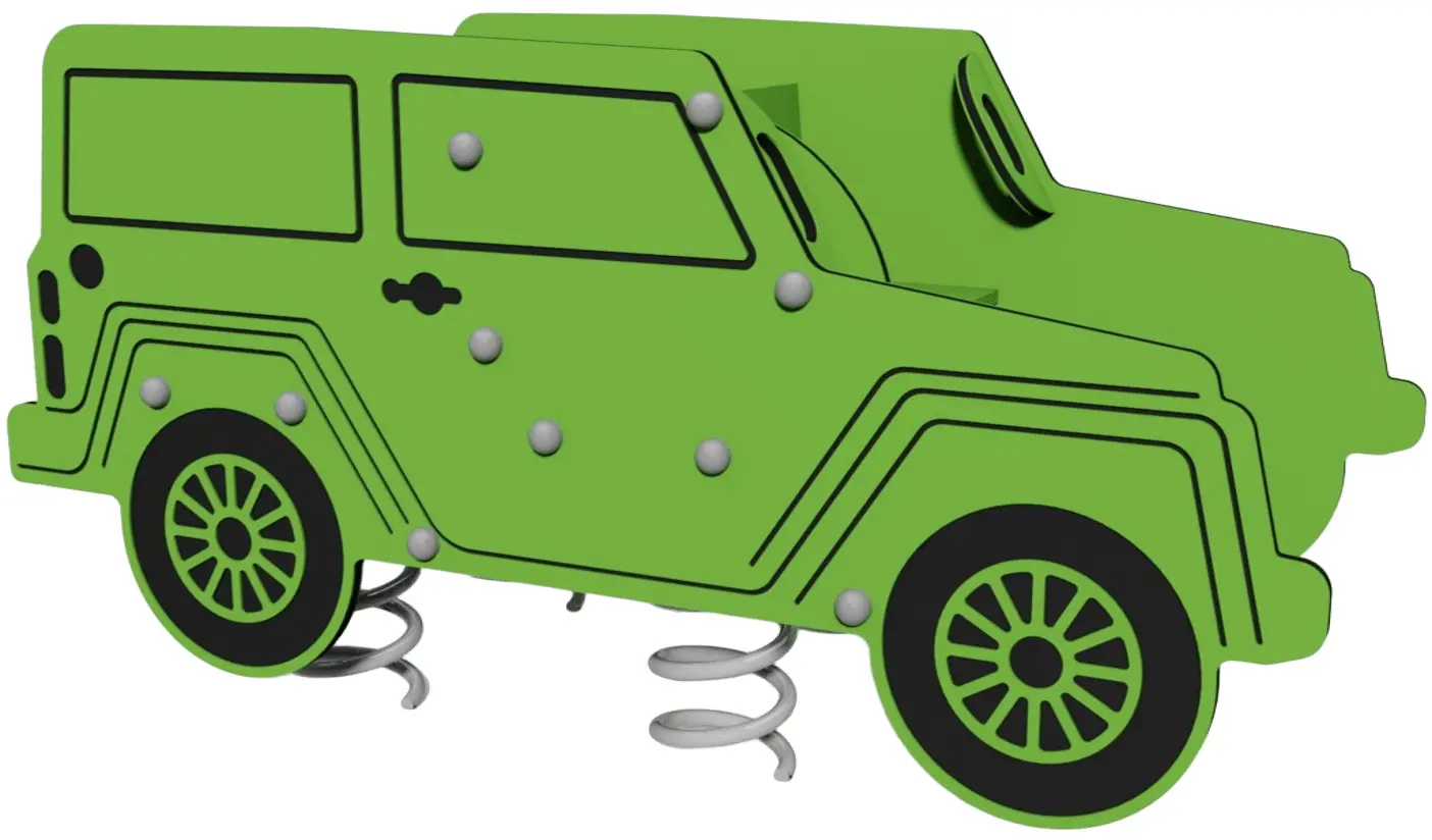 Balansoar pe arc DastimArt 221 (Green/Black)