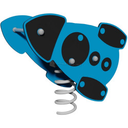 Качалка на пружине DastimArt 224 (Blue/Black)