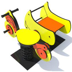 Качалка на пружине DastimArt 226 (Yellow/Orange) Thumb