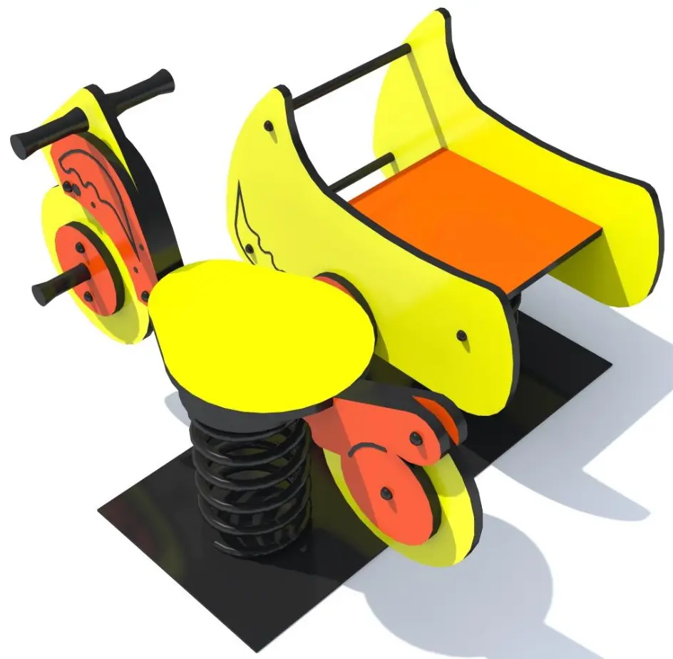 Качалка на пружине DastimArt 226 (Yellow/Orange) - 2