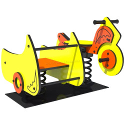 Качалка на пружине DastimArt 226 (Yellow/Orange)