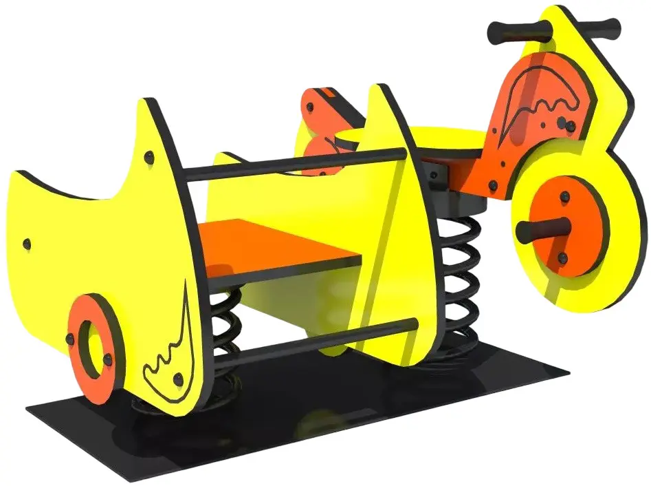 Качалка на пружине DastimArt 226 (Yellow/Orange)