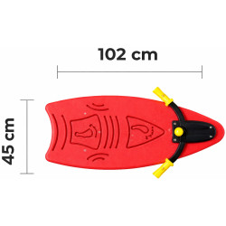 Качалка на пружине DastimArt 227 (Red/Black) Thumb