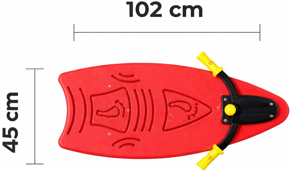 Качалка на пружине DastimArt 227 (Red/Black) - 2