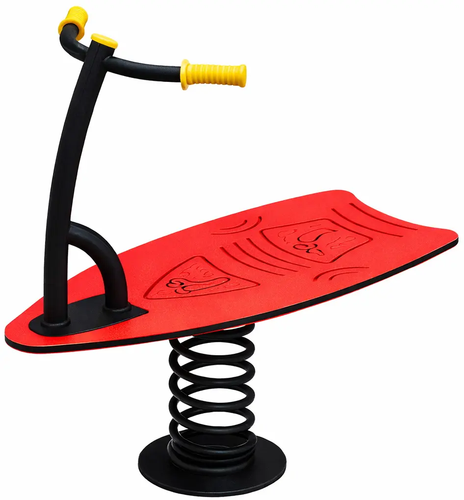 Качалка на пружине DastimArt 227 (Red/Black)