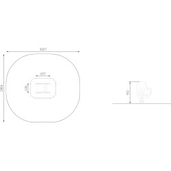 Balansoar pe arc DastimArt 230 (Green/Black) Thumb