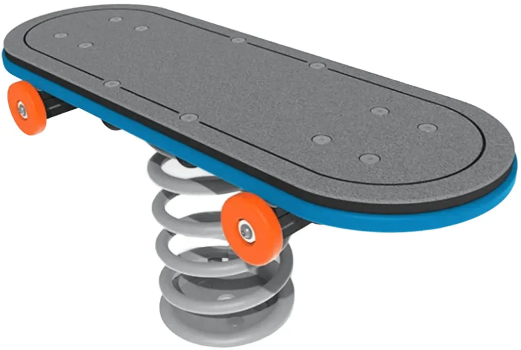 Balansoar pe arc DastimArt 243 (Blue/Grey/Orange)