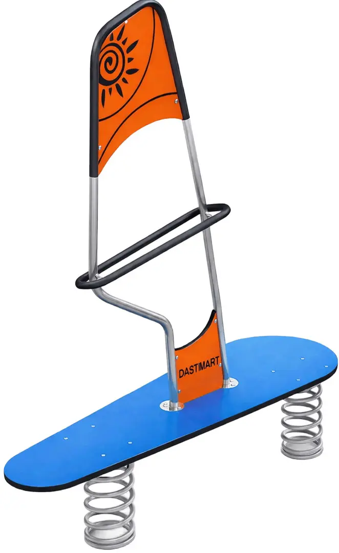 Качалка на пружине DastimArt 266 (Blue/Orange)