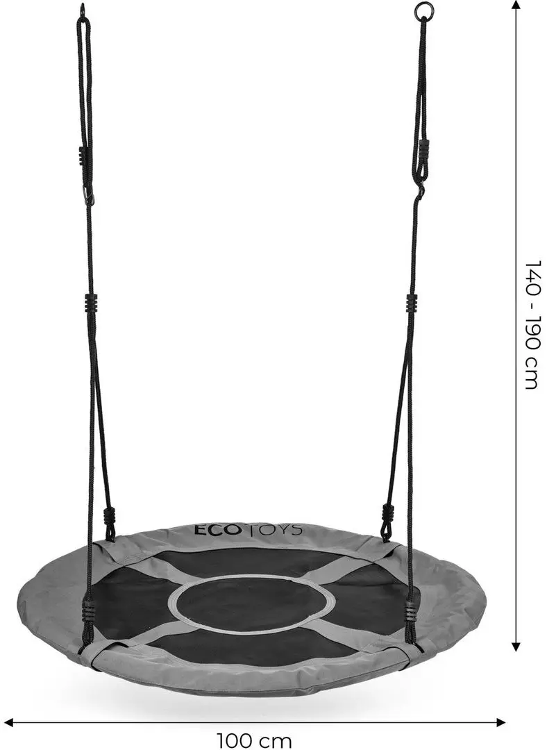 Качели Ecotoys BOC100 (Gray) - 4