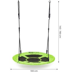 Качели Ecotoys BOC100 (Green) Thumb