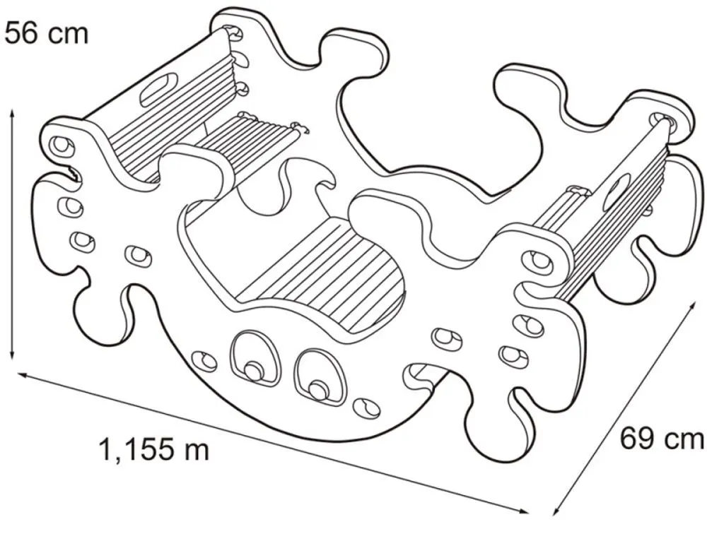 Balansoar 2in1 Feber 10242 (Orange) - 5