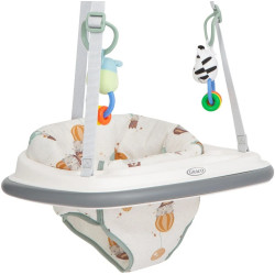 Прыгунок Graco Bumper Jumper Up & Away (Beige/Grey) Thumb