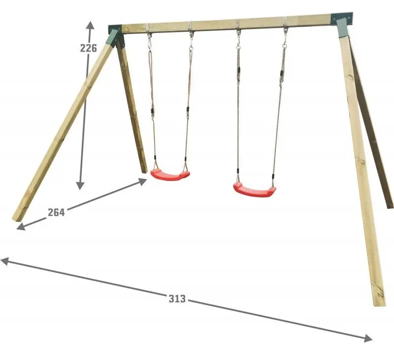 Качели 4IQ Hektor II PLA000020 (Red/Brown)