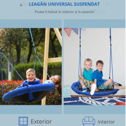 Leagan cuib Homcom 344-005 (Blue/Black) Thumb