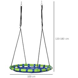 Leagan cuib Homcom 344-054V00BU (Blue) Thumb