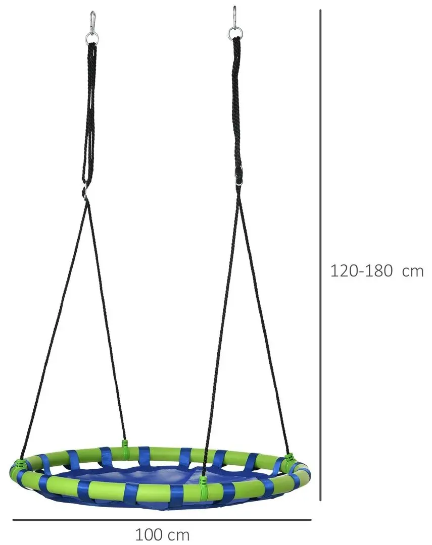 Leagan cuib Homcom 344-054V00BU (Blue)
