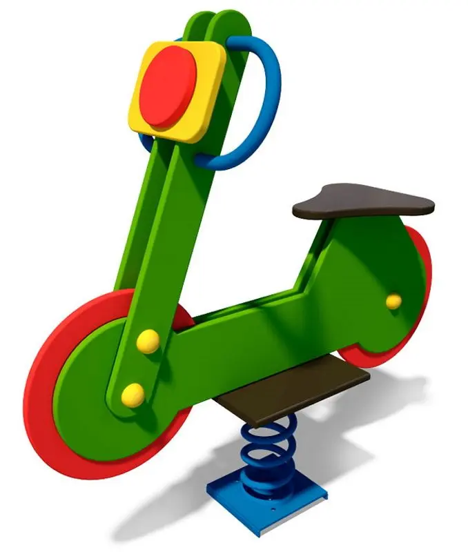 Balansoar pe arc pentru copii InterAtletika Motocicletă TE 207