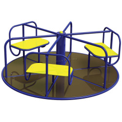 Детская карусель InterAtletika ТЕ211 (Blue/Yellow)