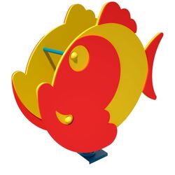 Balansoar pe arc InterAtletika Fish TE 203 (Red/Yellow)