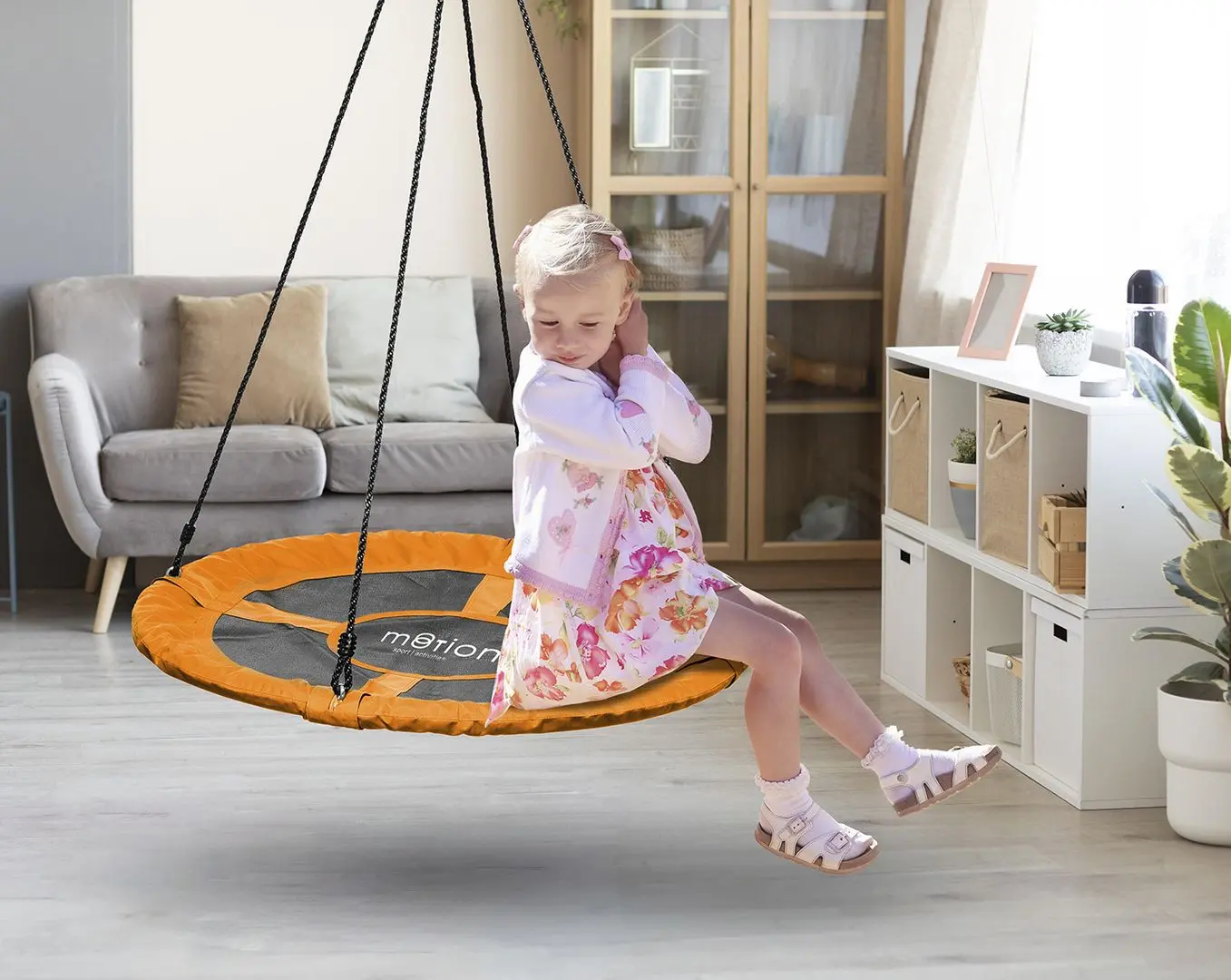 Качели-гнездо Jumi OH-882225 (Black/Orange) - 5