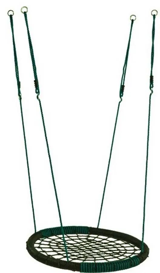 Leagan cuib KBT Nest Swing Oval (Black/Green)