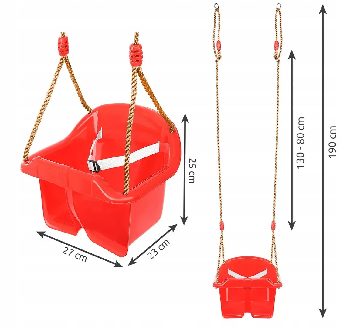 Качели Malatec 9919 (Red) - 5