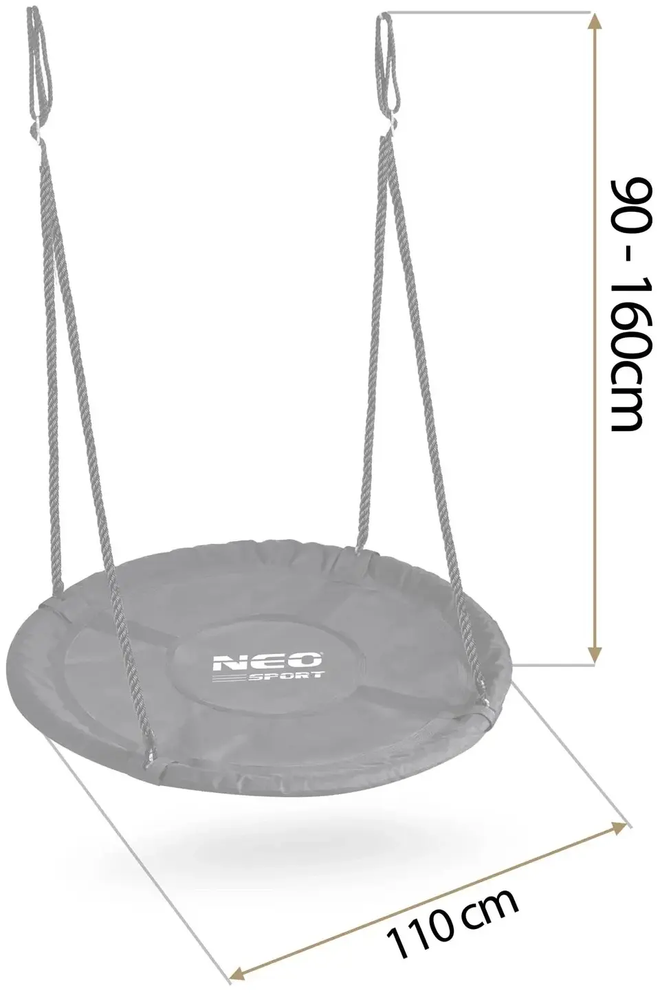 Качели-гнездо Neo Sport NS-103 (Black) - 4
