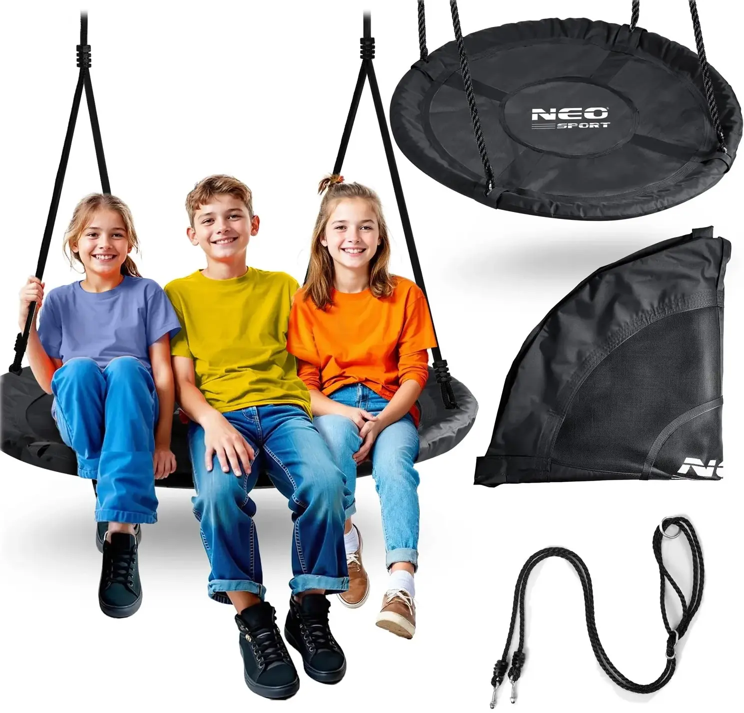 Качели-гнездо Neo Sport NS-103 (Black) - 6