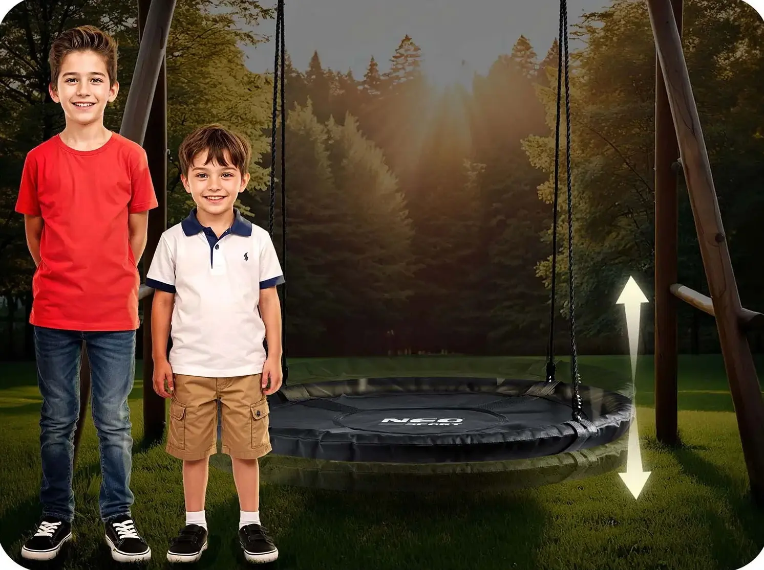 Качели-гнездо Neo Sport NS-103 (Black) - 10