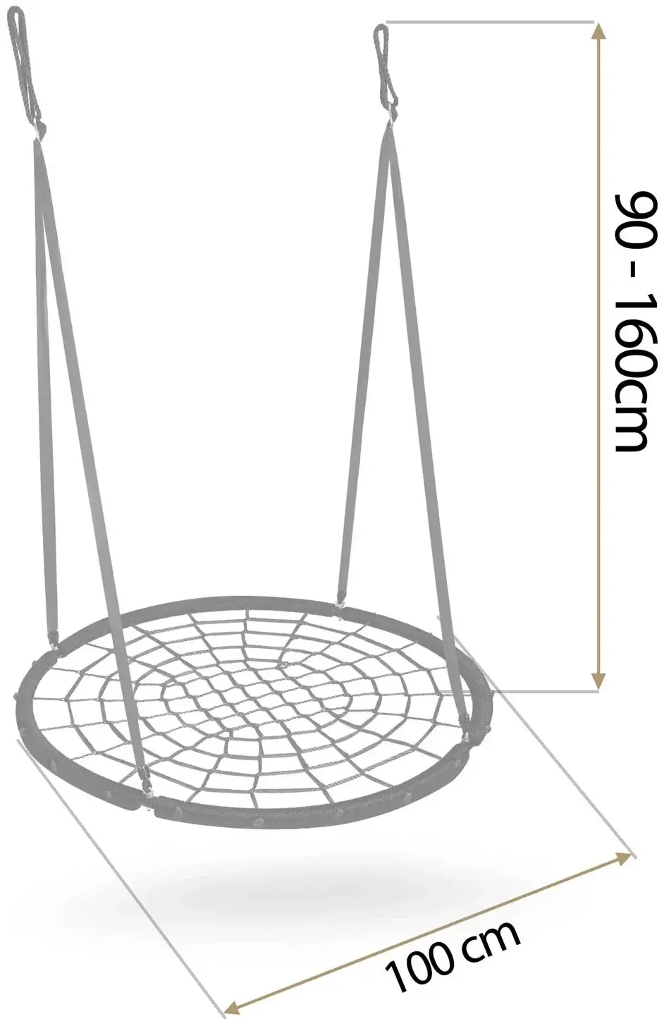 Качели-гнездо Neo Sport NS-104 (Black) - 3