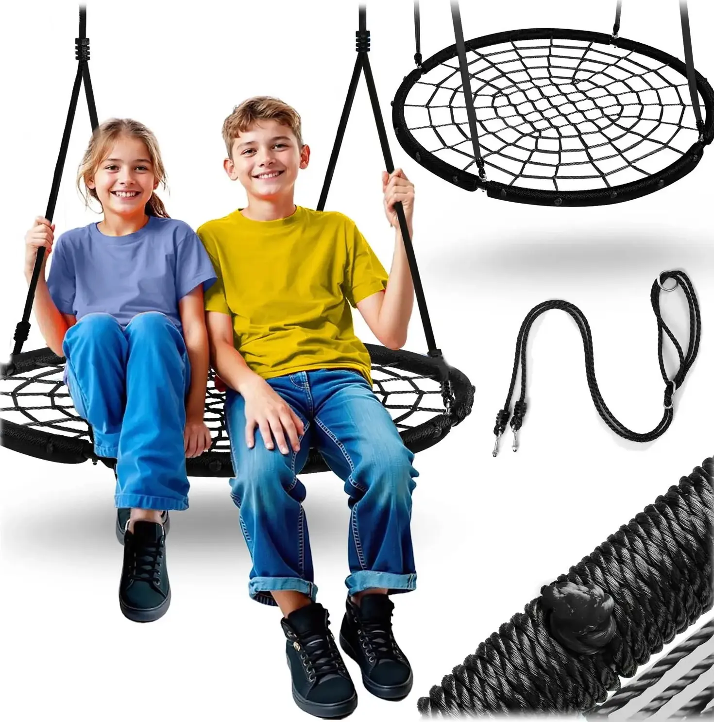 Качели-гнездо Neo Sport NS-104 (Black) - 5