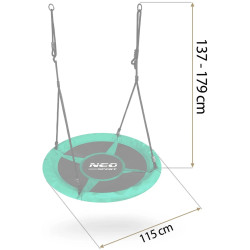 Качели-гнездо Neo Sport Swingo 1052 (Teal/Black) Thumb