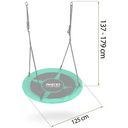 Leagăn-cuib Neo Sport Swingo 1062 (Teal/Black) Thumb