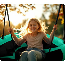 Leagăn-cuib Neo Sport Swingo 1062 (Teal/Black) Thumb