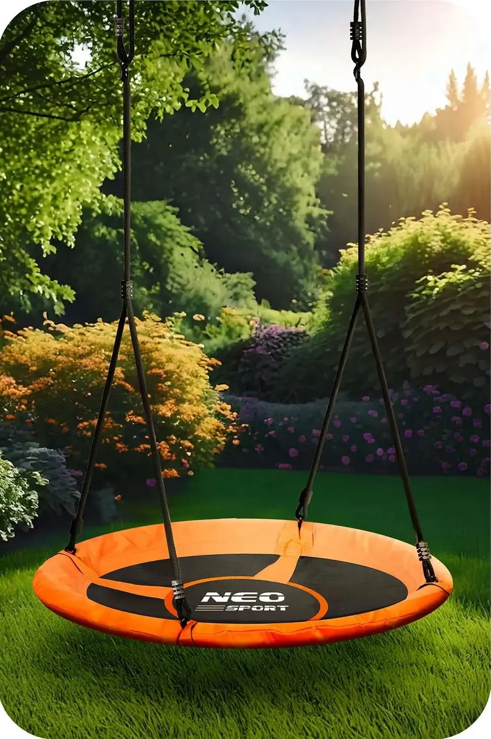 Качели-гнездо Neo Sport Swingo 1084 (Orange/Black) - 5