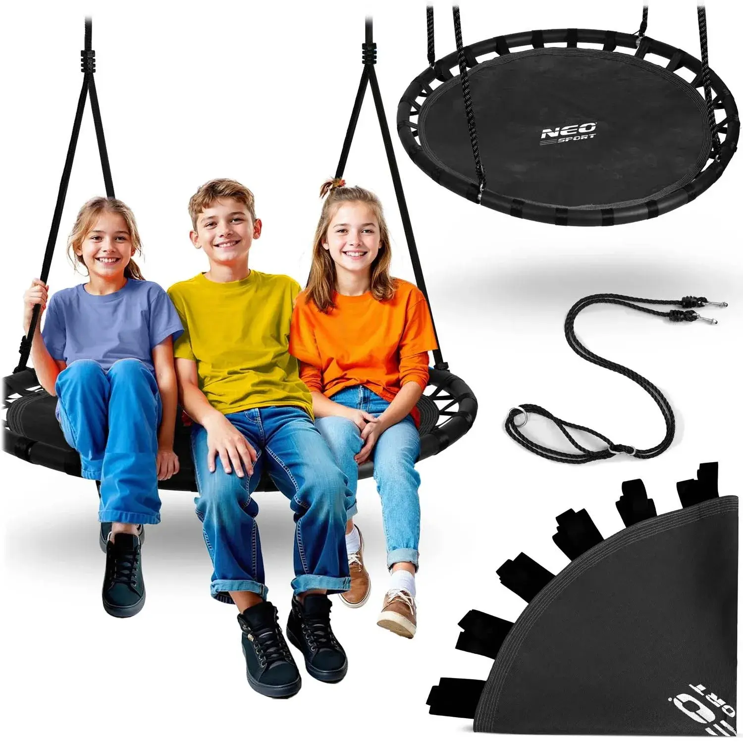 Leagăn-cuib Neo Sport Swingo 110210 (Black) - 5
