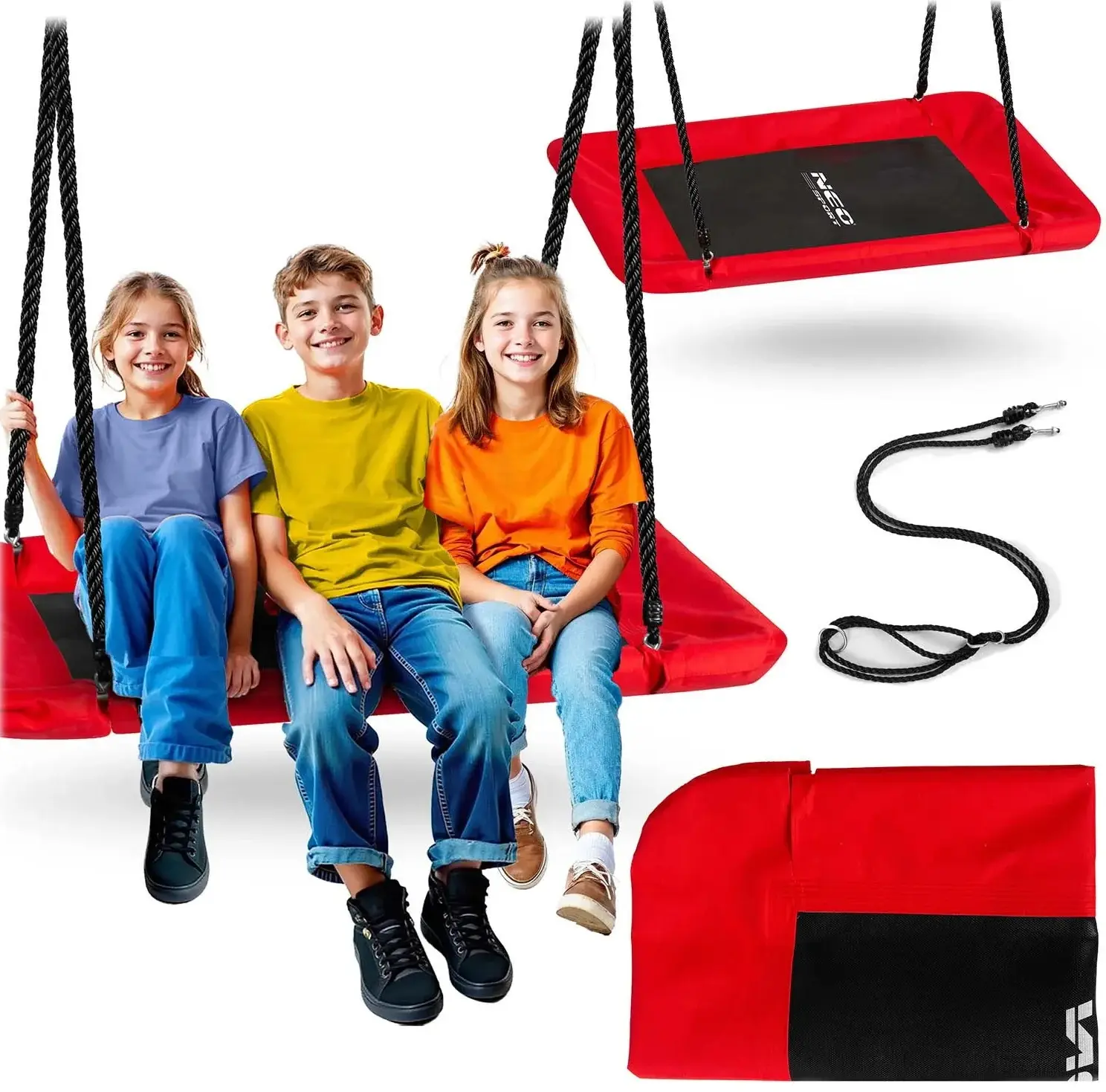 Качели-гнездо Neo Sport Swingo 110501 (Red/Black) - 12