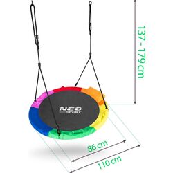 Качели-гнездо Neo Sport Swingo XXL 110см (Multicolour) Thumb