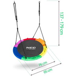 Leagăn-cuib Neo Sport Swingo XXL 95cm (Multicolour) Thumb