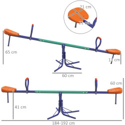 Balansoar Outsunny 344-074V00MX (Multicolor) Thumb