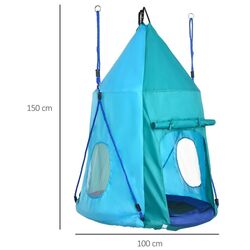 Leagan-cuib Outsunny 344-055V00BU (Blue) Thumb