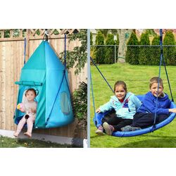 Leagan-cuib Outsunny 344-055V00BU (Blue) Thumb