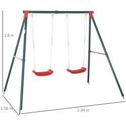 Leagan Outsunny 344-026 (Green/Red) Thumb