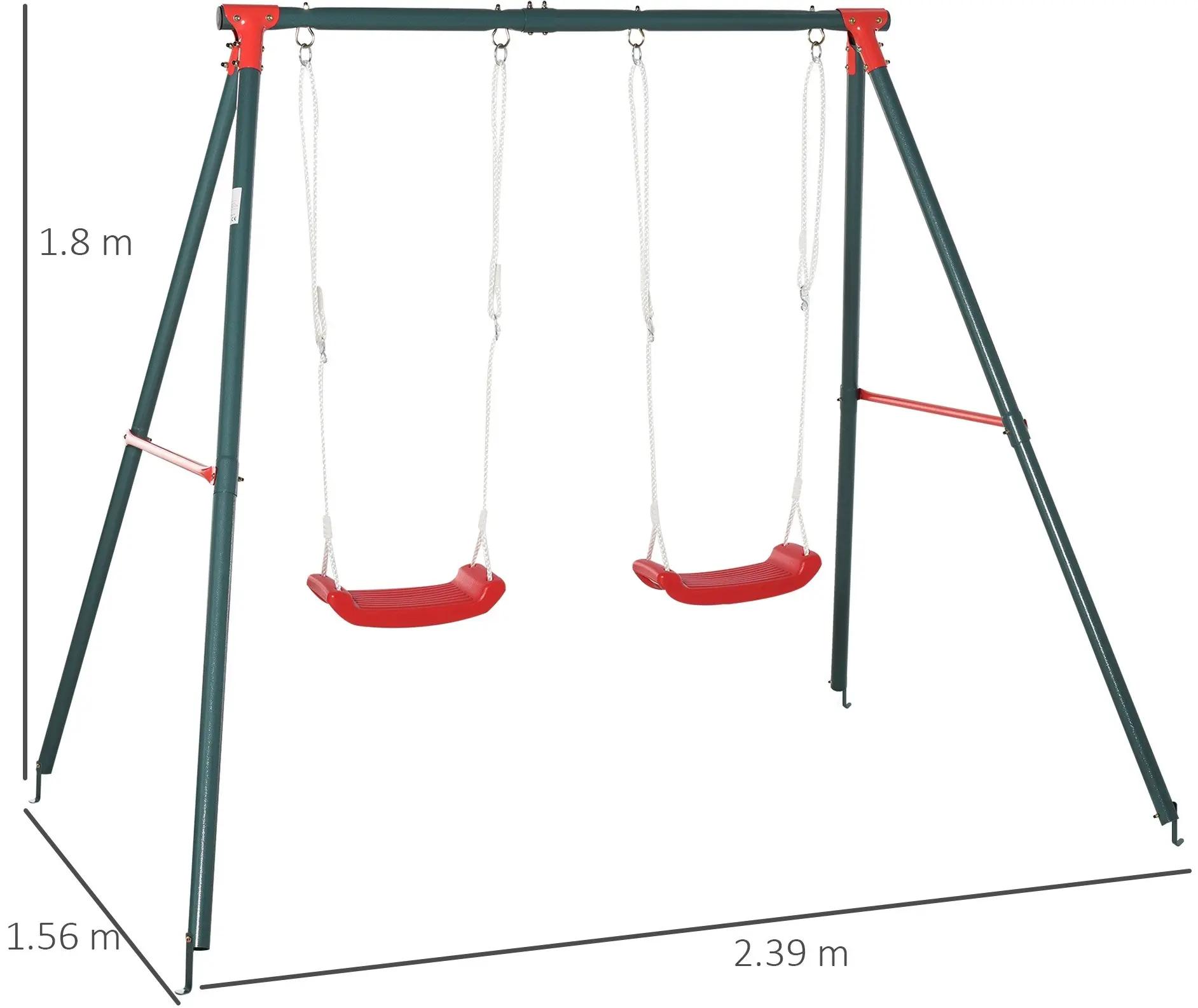 Leagan Outsunny 344-026 (Green/Red) - 5